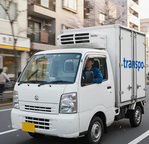 軽トラック冷凍車によるスポット配送サービス